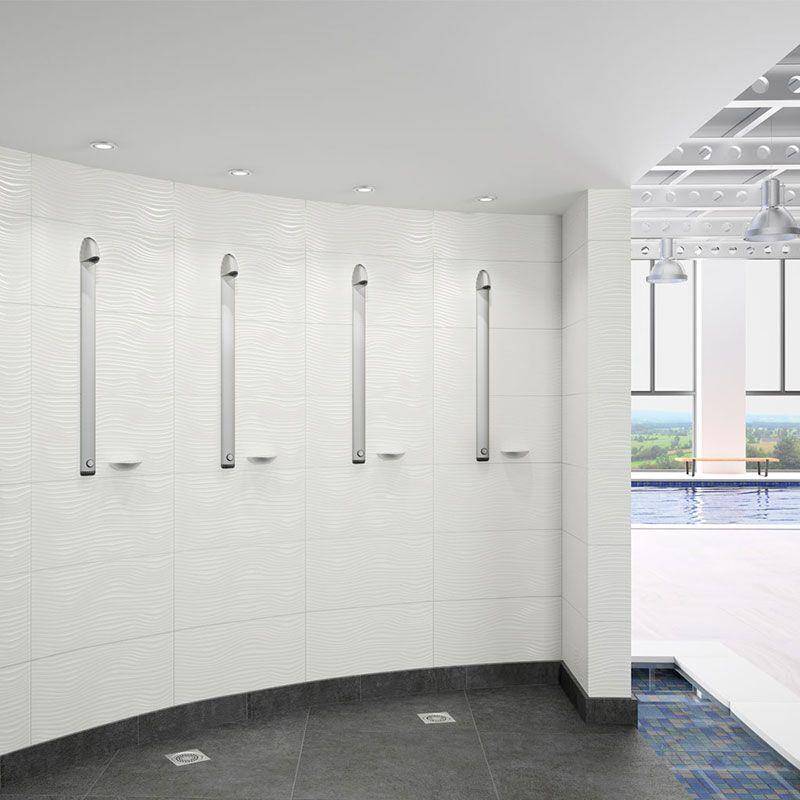 SPORTING 2 panneau douche alimentation Mâle 1/2" aluminium anodisé rob ~30sec-3