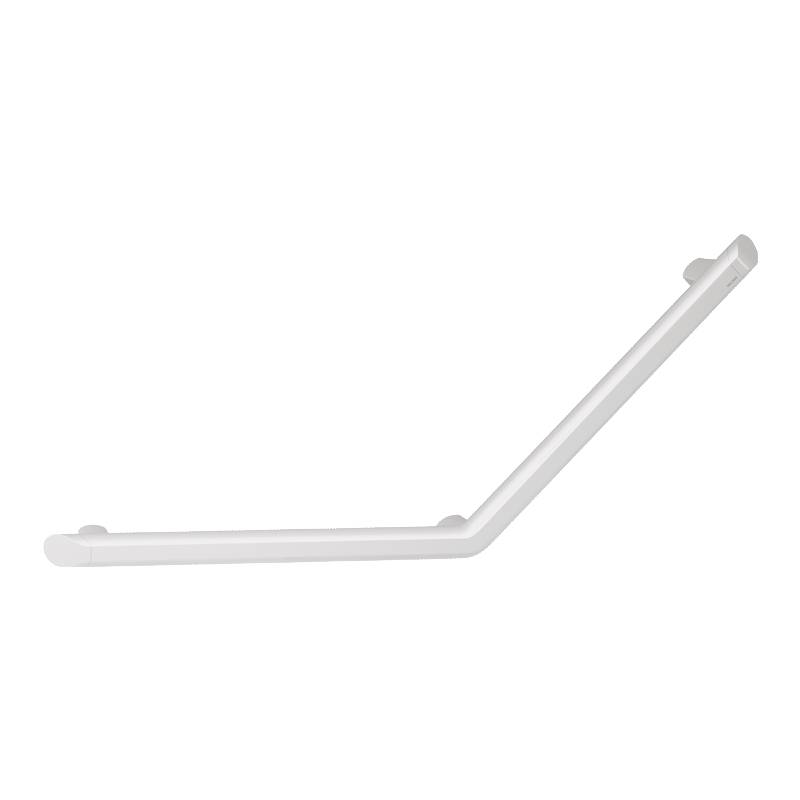 Barre de maintien coudée 135° Be-Line 400x400mm Alu blanc mat, 3 points de fixation DELABIE 511982W-1