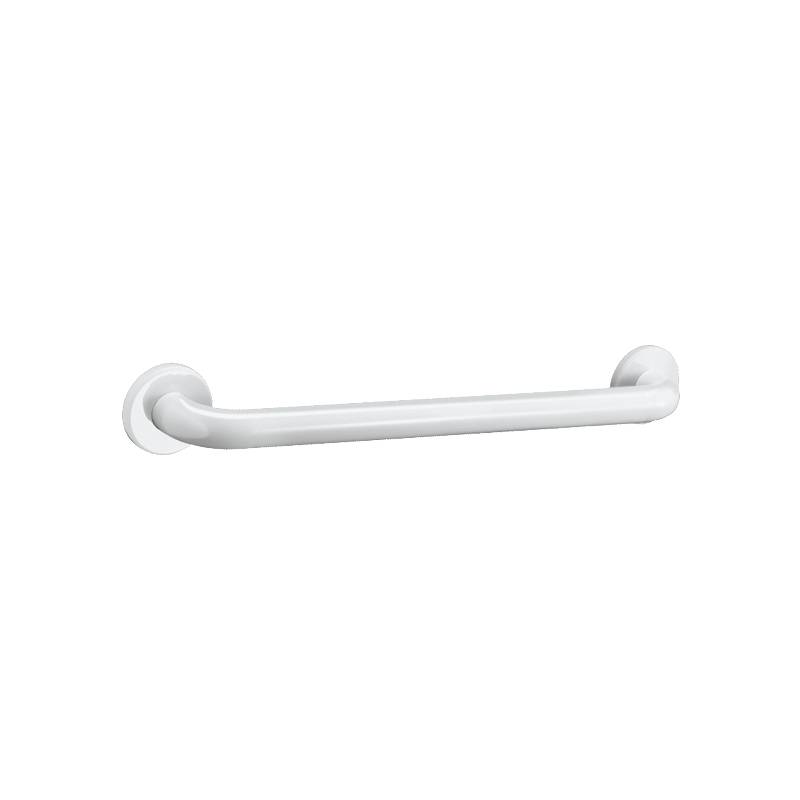 Barre de relèvement droite BASIC inox époxy blanc Ø32 500mm-0