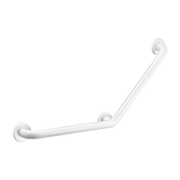 Barre de relèvement coudée 135° BASIC epoxy blanc Ø32 400x400