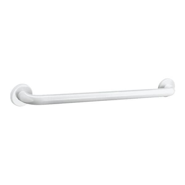 Barre de relèvement droite BASIC inox époxy blanc Ø32 600mm
