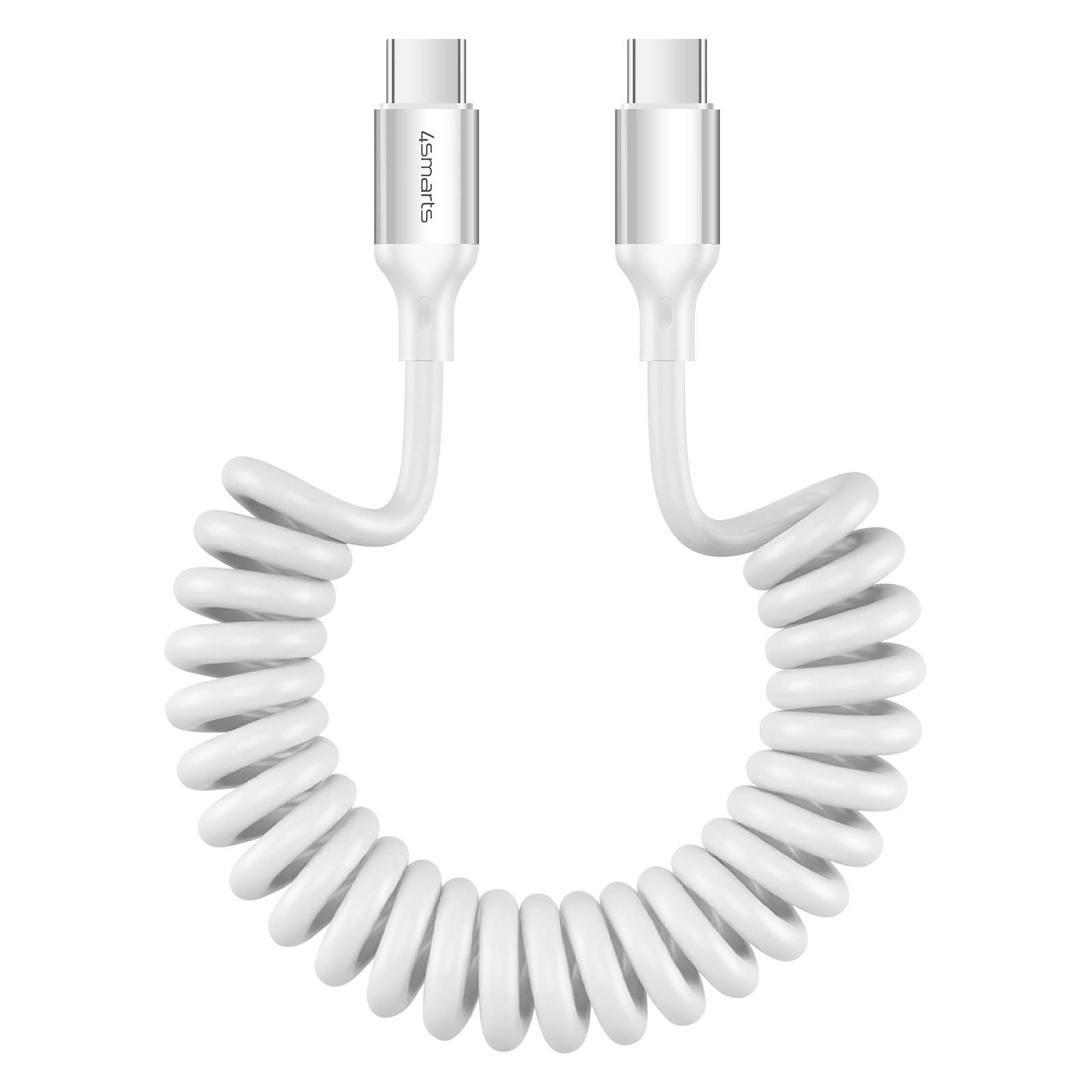 Câble USB-C vers USB-C 240W 480 Mb/s Spiralé Rétractable 12 à 50cm-1