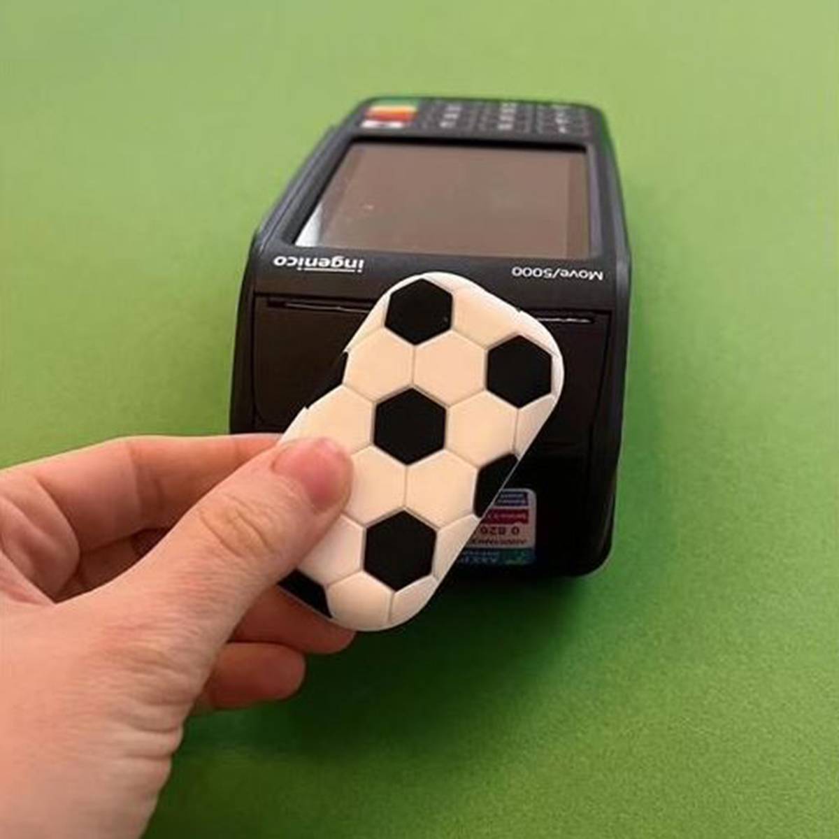 Porte-monnaie sans Contact avec Coque Modèle Foot Compact et Simple d'Usage-2