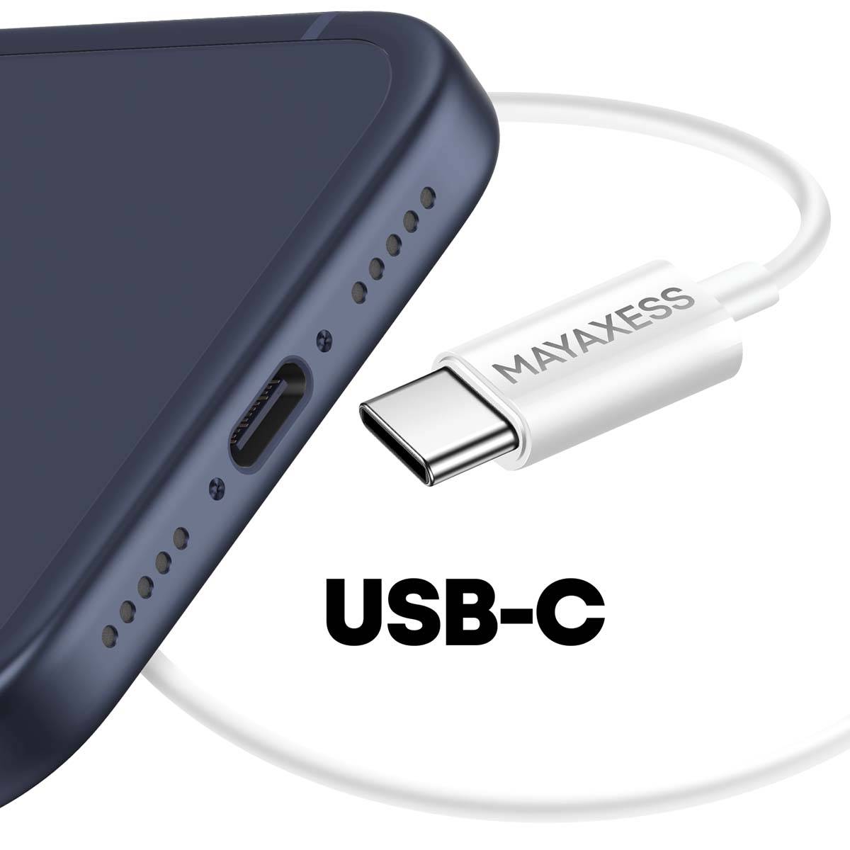 Écouteurs Filaires pour iPhone 17 Pro Max USB-C avec Micro intégré-1