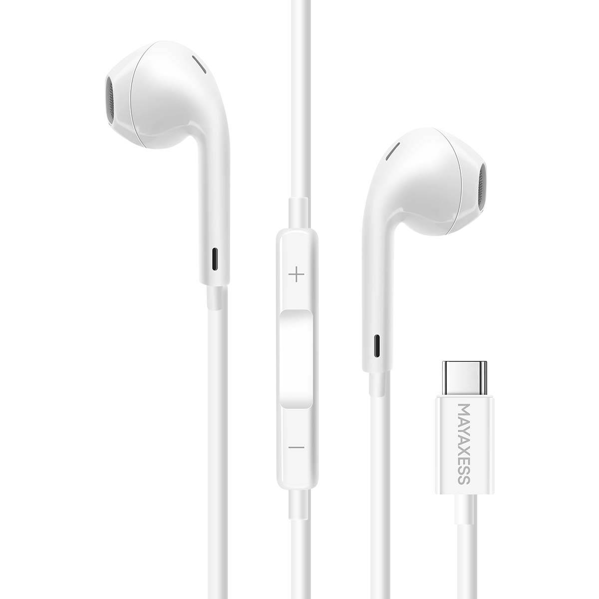 Écouteurs Filaires USB-C pour Google Pixel 10 avec Micro intégré-2