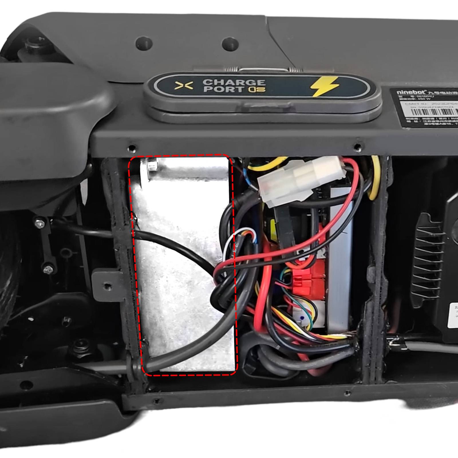 Chargeur interne intégré pour trottinette électrique Ninebot Max G30-3