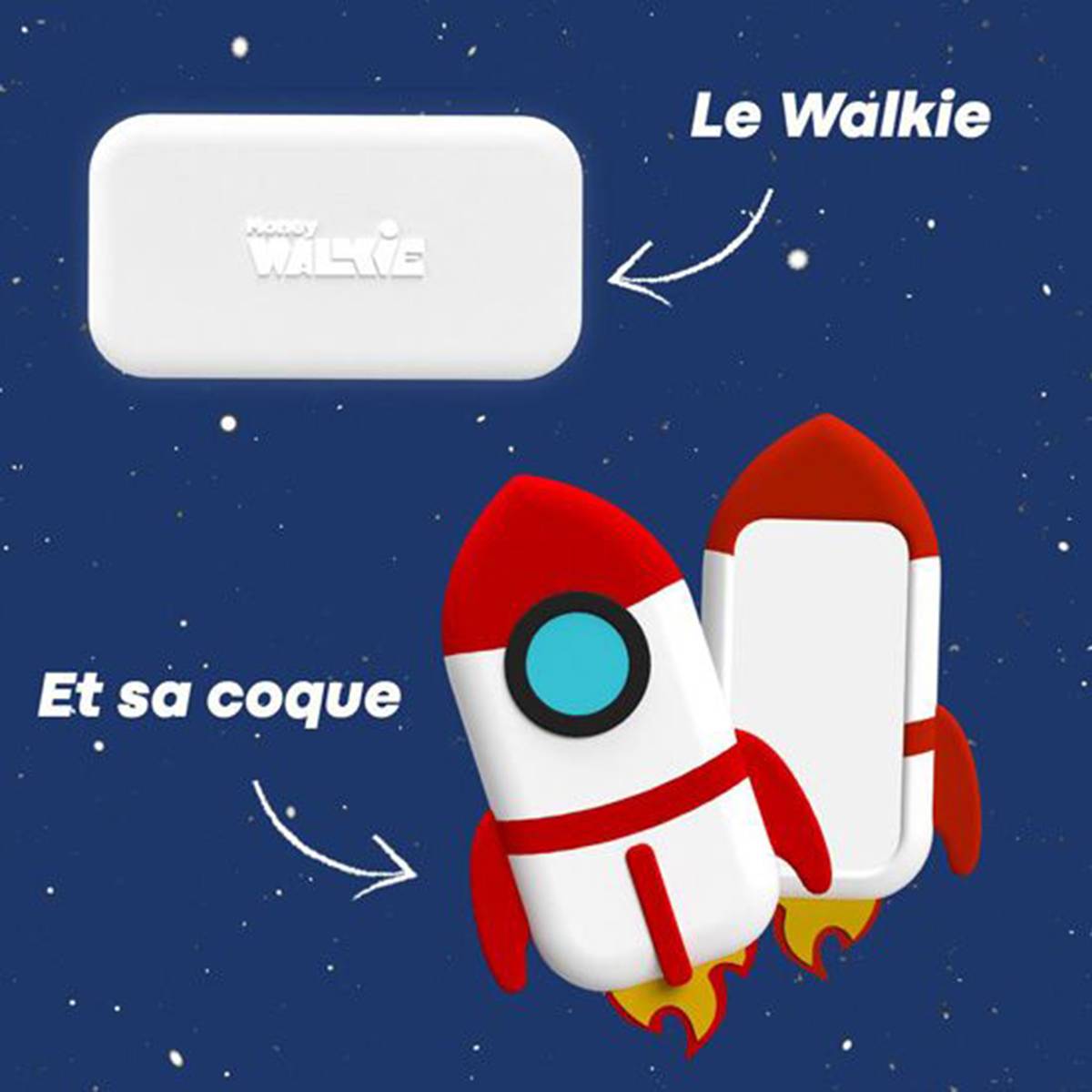 Porte-monnaie sans Contact avec Coque Modèle Fusée Compact et Simple d'Usage-4