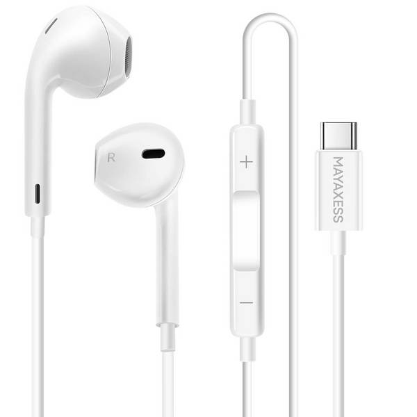 Écouteurs Filaires USB-C pour Google Pixel 10 Pro Fold avec Microphone intégré
