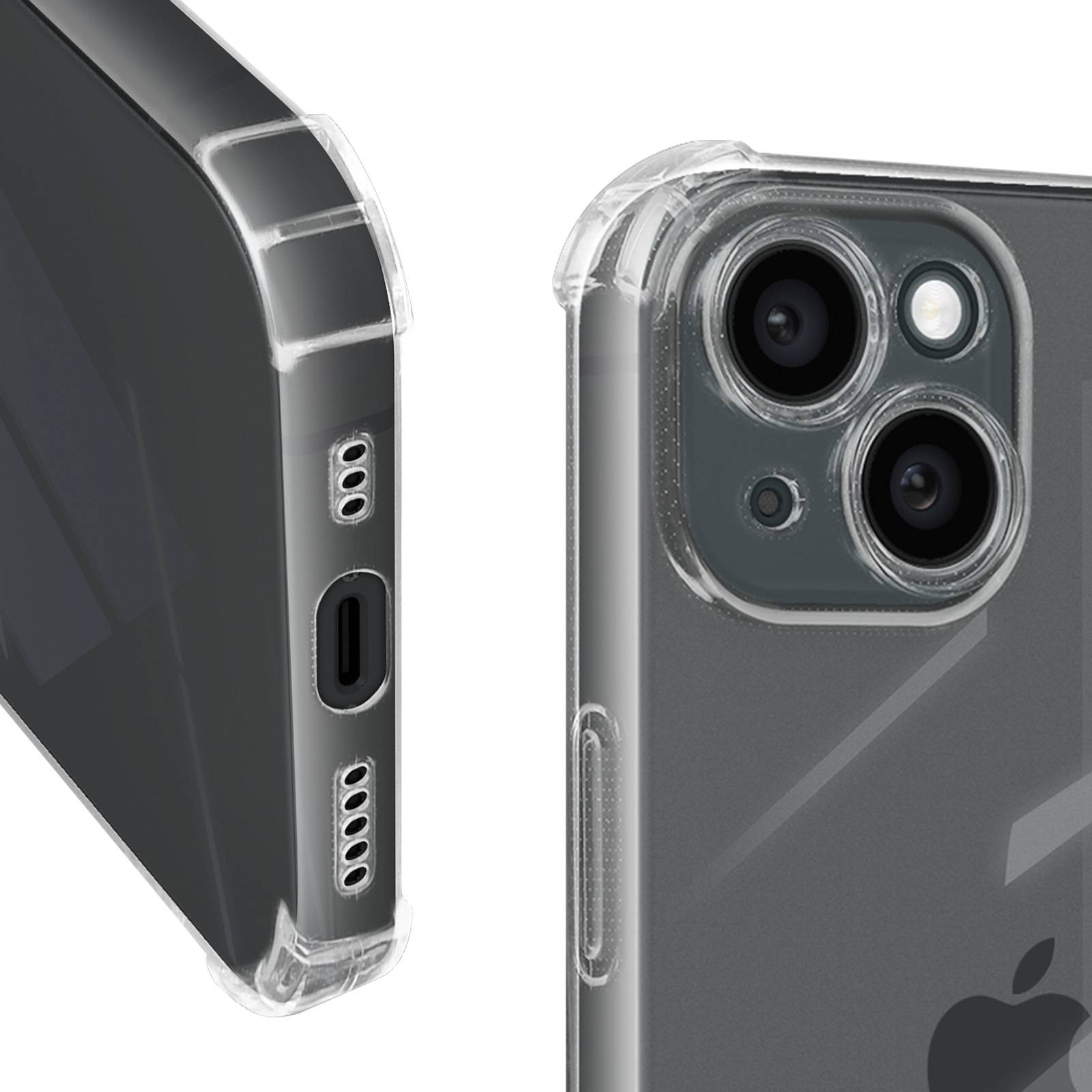 Coque Antichoc pour iPhone 15 Coins Renforcés-2