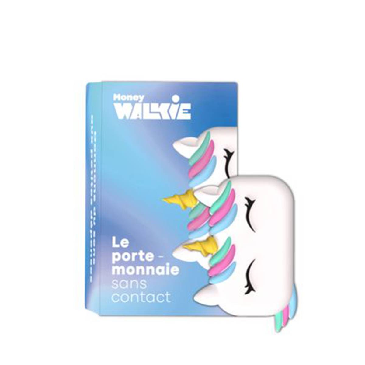 Porte-monnaie sans Contact avec Coque Modèle Licorne Compact et Simple d'Usage-1