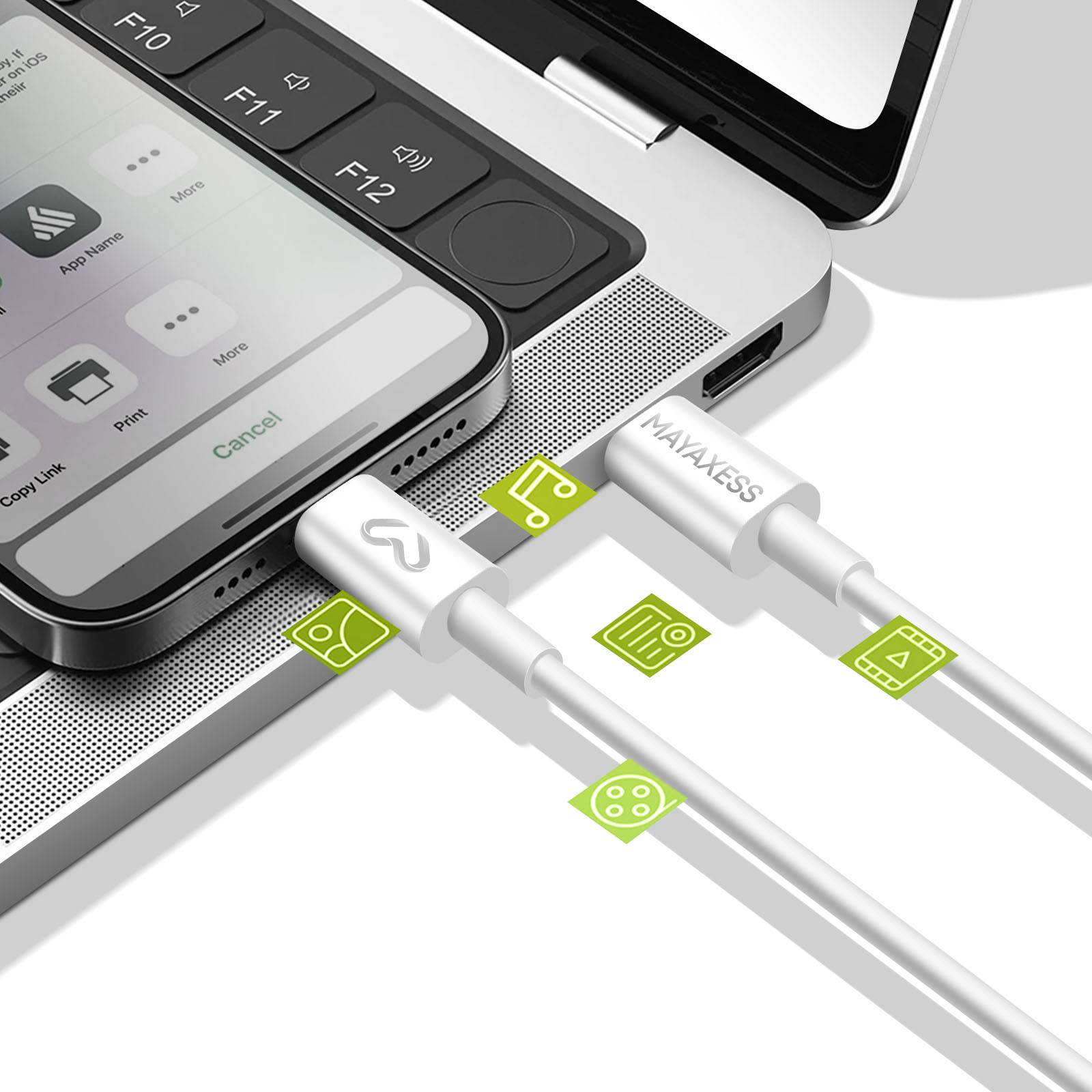 Chargeur Secteur USB-C Power Delivery 20W avec Câble-2