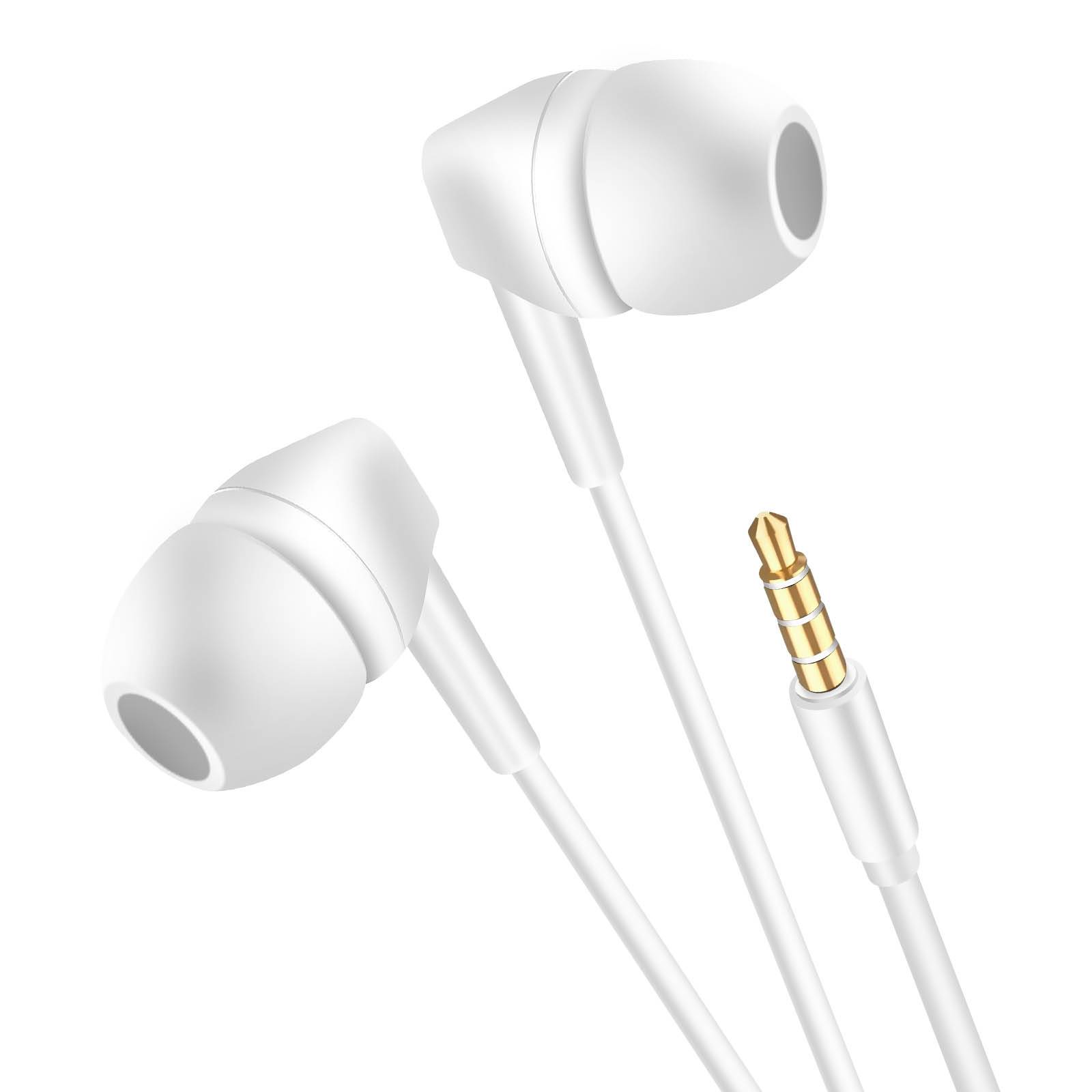 Écouteurs Filaires Jack 3,5 mm avec Microphone Intégré-1
