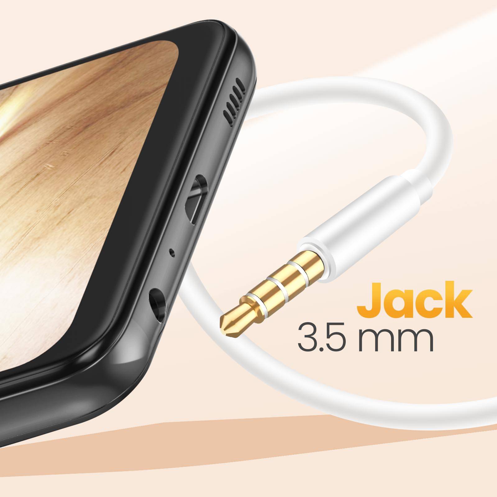 Écouteurs Filaires Jack 3,5 mm avec Microphone Intégré-3