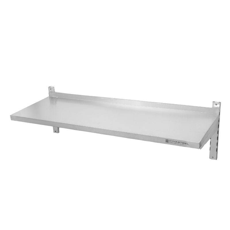 Etagère Murale en Inox sur Crémaillères - L 1200 x P 400 mm-3