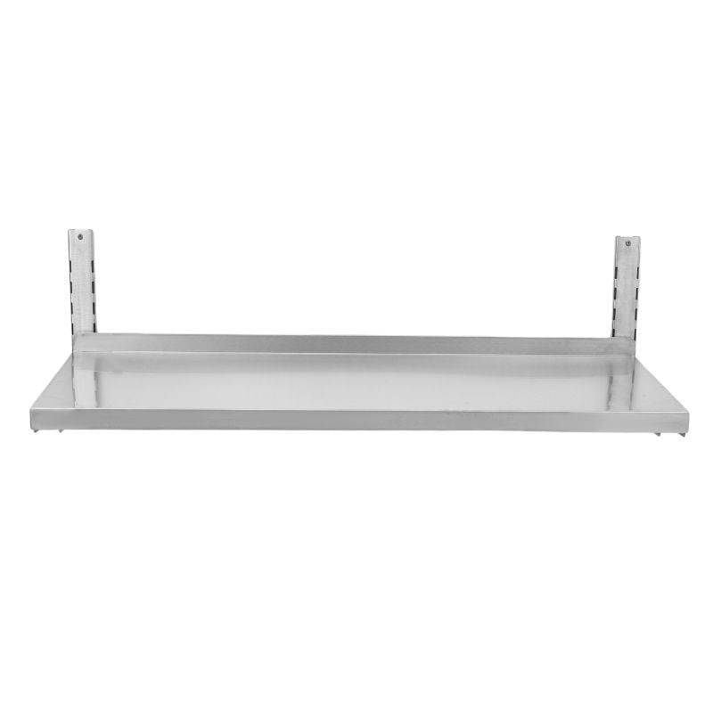 Etagère Murale en Inox sur Crémaillères - L 1000 x P 400 mm-3