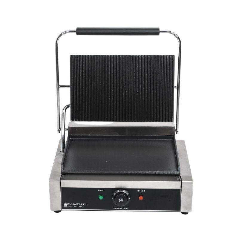 Grill Panini Grande Surface Rainurée/Lisse-1