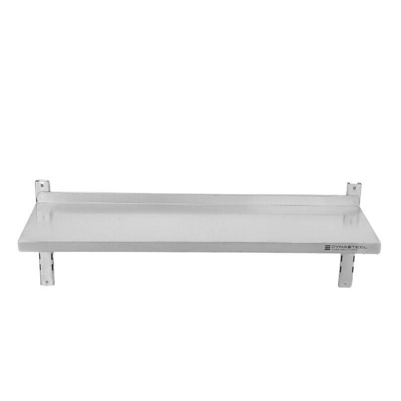 Etagère Murale en Inox sur Crémaillères - L 1200 x P 300 mm-1