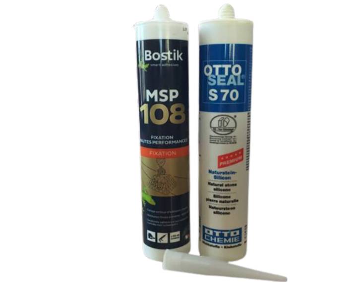 Kit Pose Cuisine et Bain - OTTOSEAL et BOSTIK - Beige de grès - C1110 - COMPTOIR DES PIERRES-0
