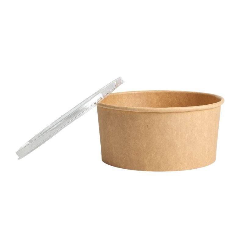 Bol à Salade Kraft - 1300 ml - Lot de 50-2