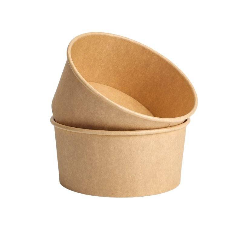 Bol à Salade Kraft - 1300 ml - Lot de 50-3