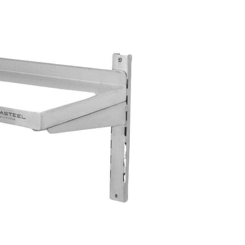 Etagère Murale en Inox sur Crémaillères - L 1200 x P 300 mm-4