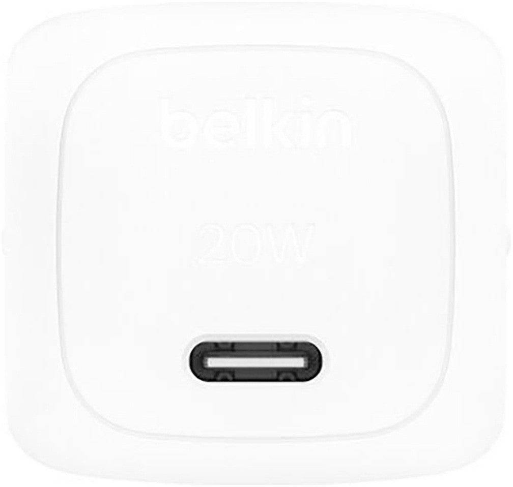 BELKIN 20W USB PD Wall Charger with PPS WHT w/1m C-C-2