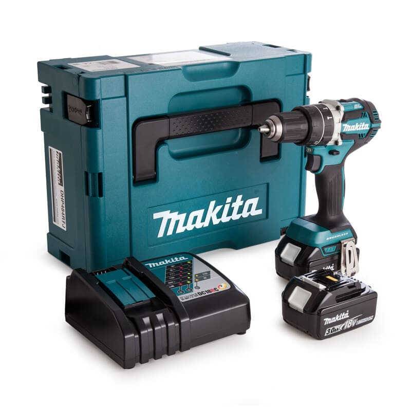 Perceuse à percussion 18V LXT -2x3.0 Ah- en MAKPAC - MAKITA DHP484RFJ-4