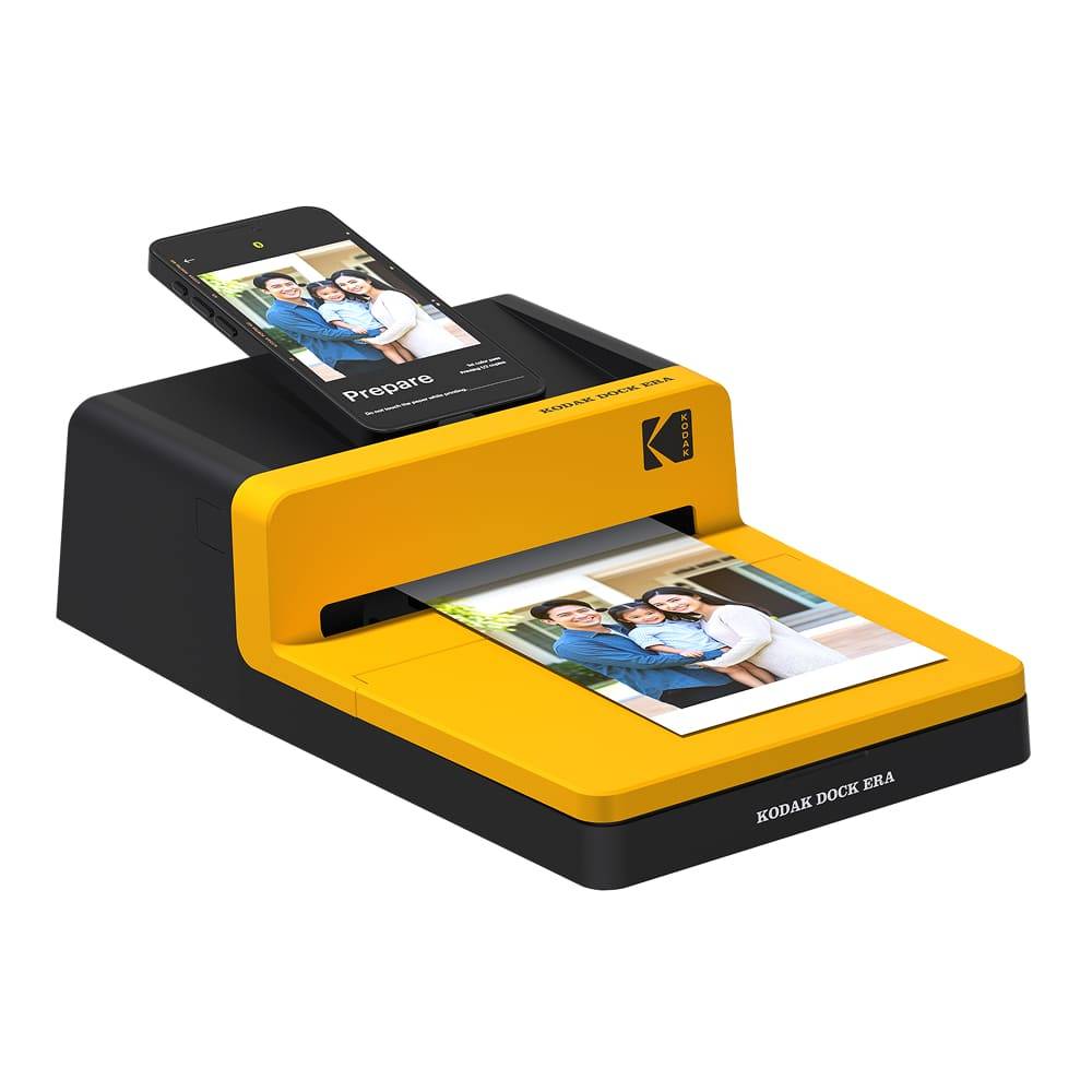 Kodak Imprimante Photo D600 - Impression 4x6 via Bluetooth, Compatible iOS/Android, Technologie 4Pass, Cartouche Tout-E-1