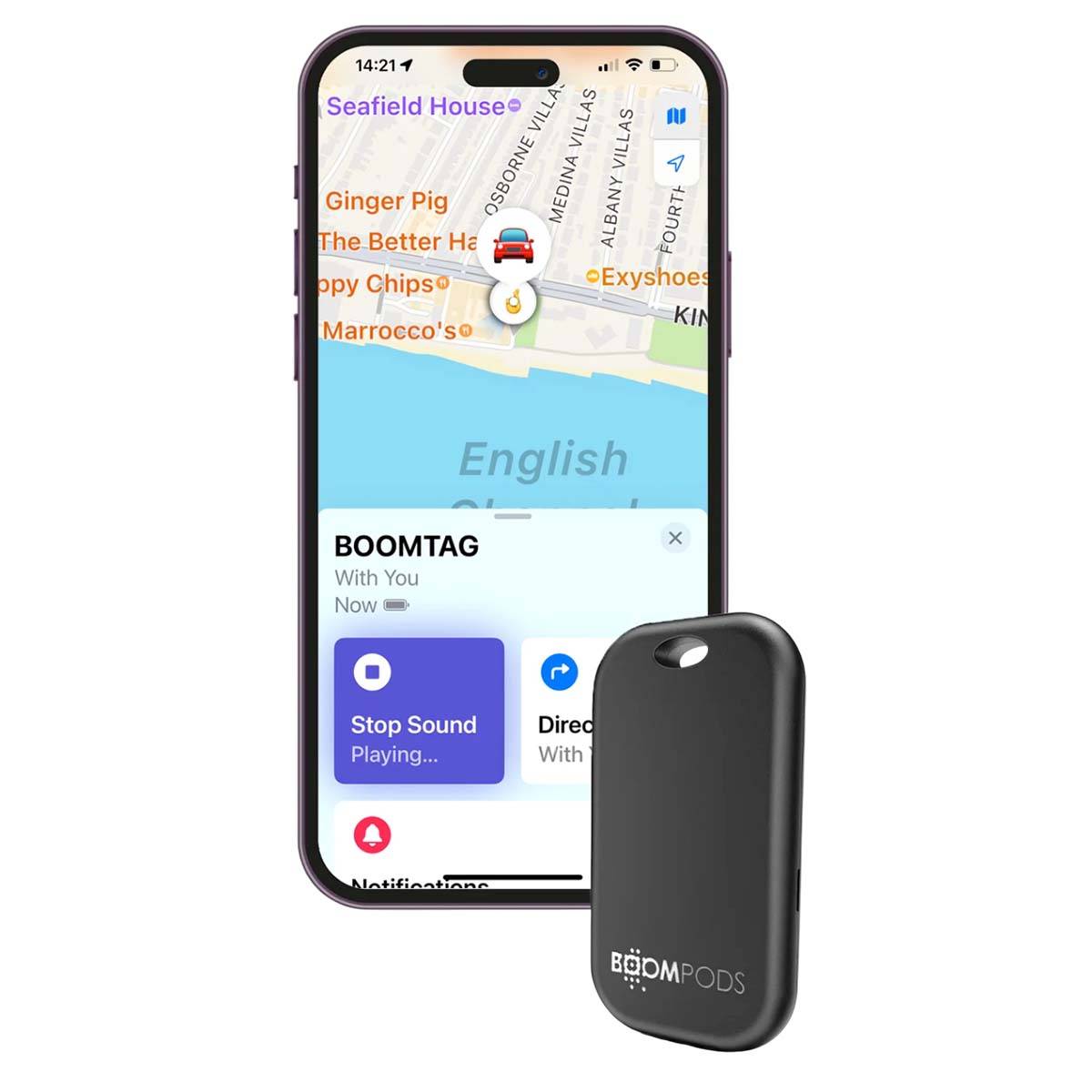 Tracker Compatible Apple Find My Boomtag Smart Bluetooth 5.4 IP67-2