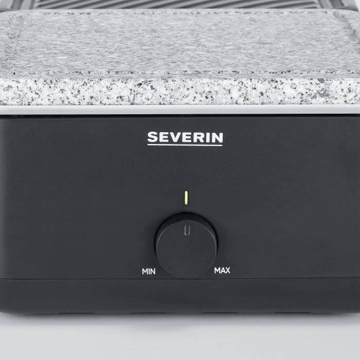 Appareil à Raclette 1300w 8 Personnes + Pierre à Griller Severin 2366-2