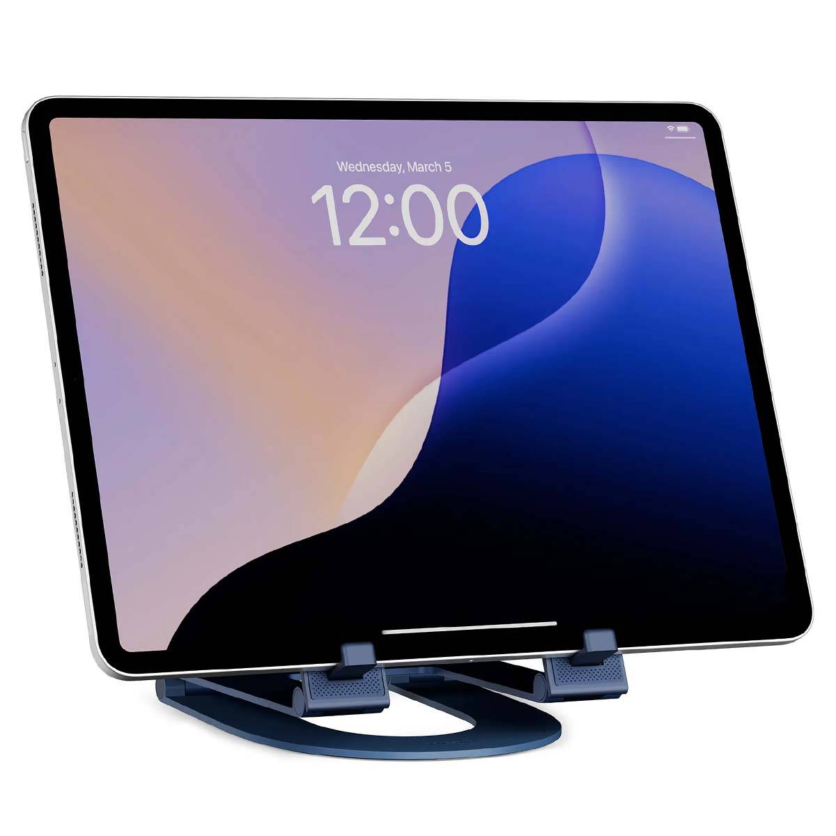Support Curve Mini Coastal de Bureau Repliable et Ajustable pour Tablette et iPad-3