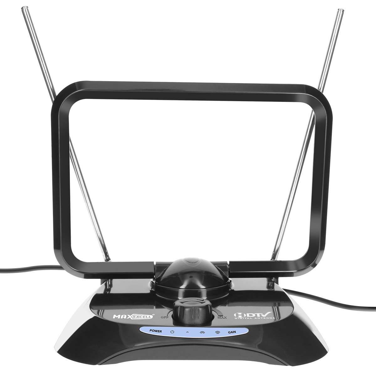 Antenne TV Rectangulaire Numérique HDTV 38 dBi Réception TNT / DVB-T Puissante-0