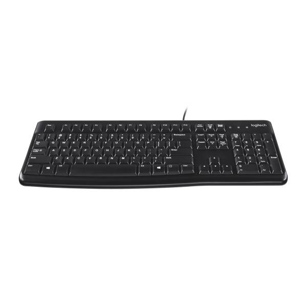 Logitech K120 Business filaire Clavier anglais, QWERTY noir-1