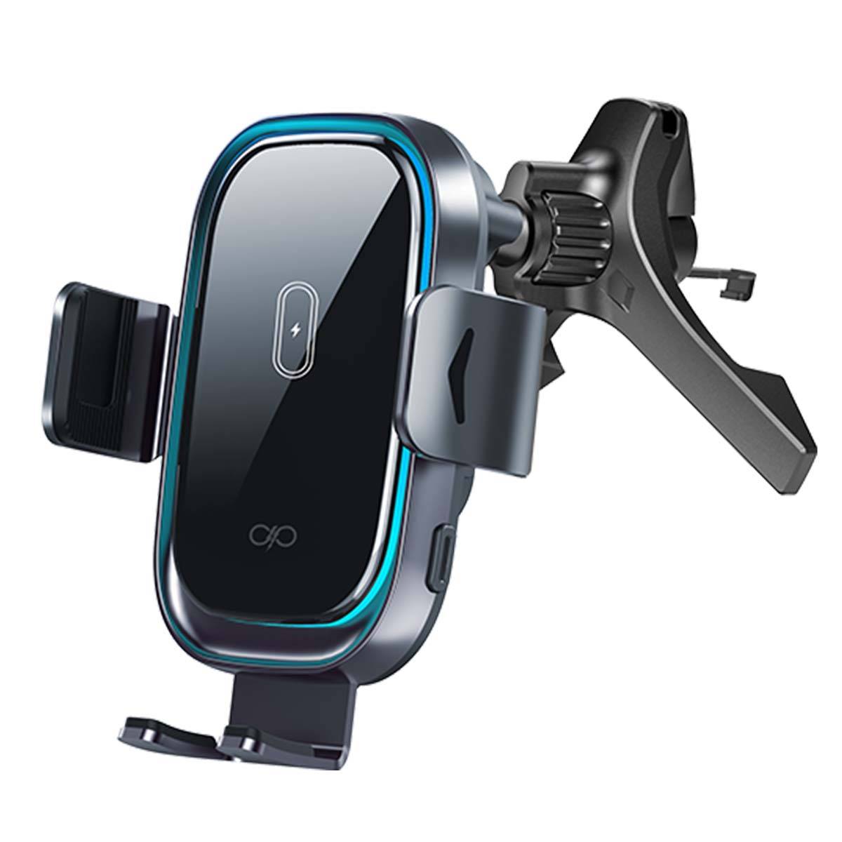 Support Voiture avec Charge sans Fil 15W Qi Rapide-0