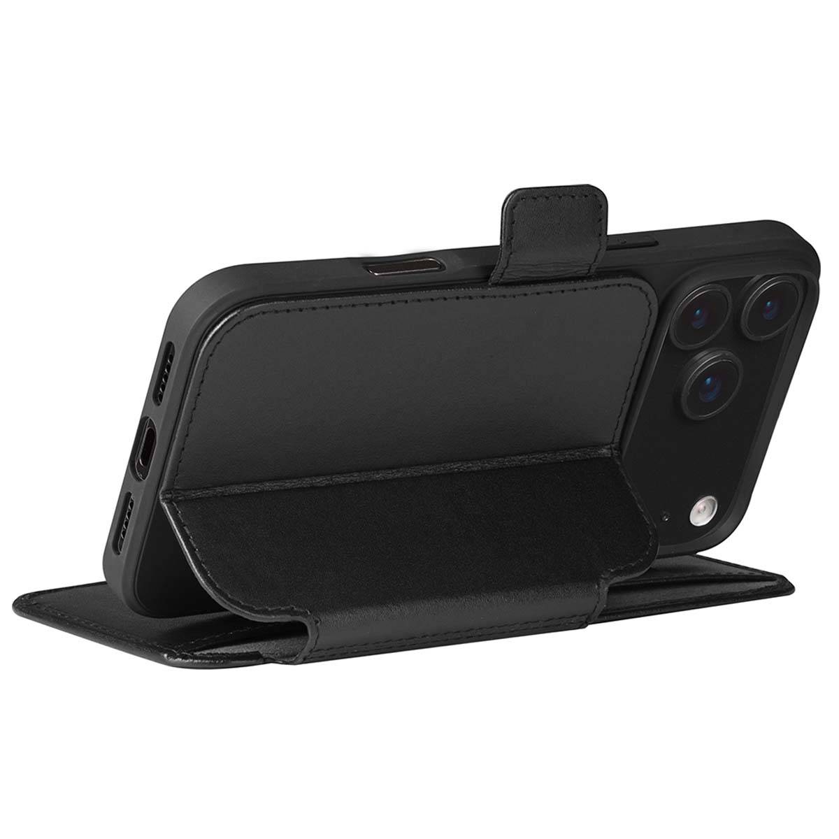 Étui Folio pour iPhone 17 Pro Max en Slim Cuir Copenhagen avec Porte-Cartes-1