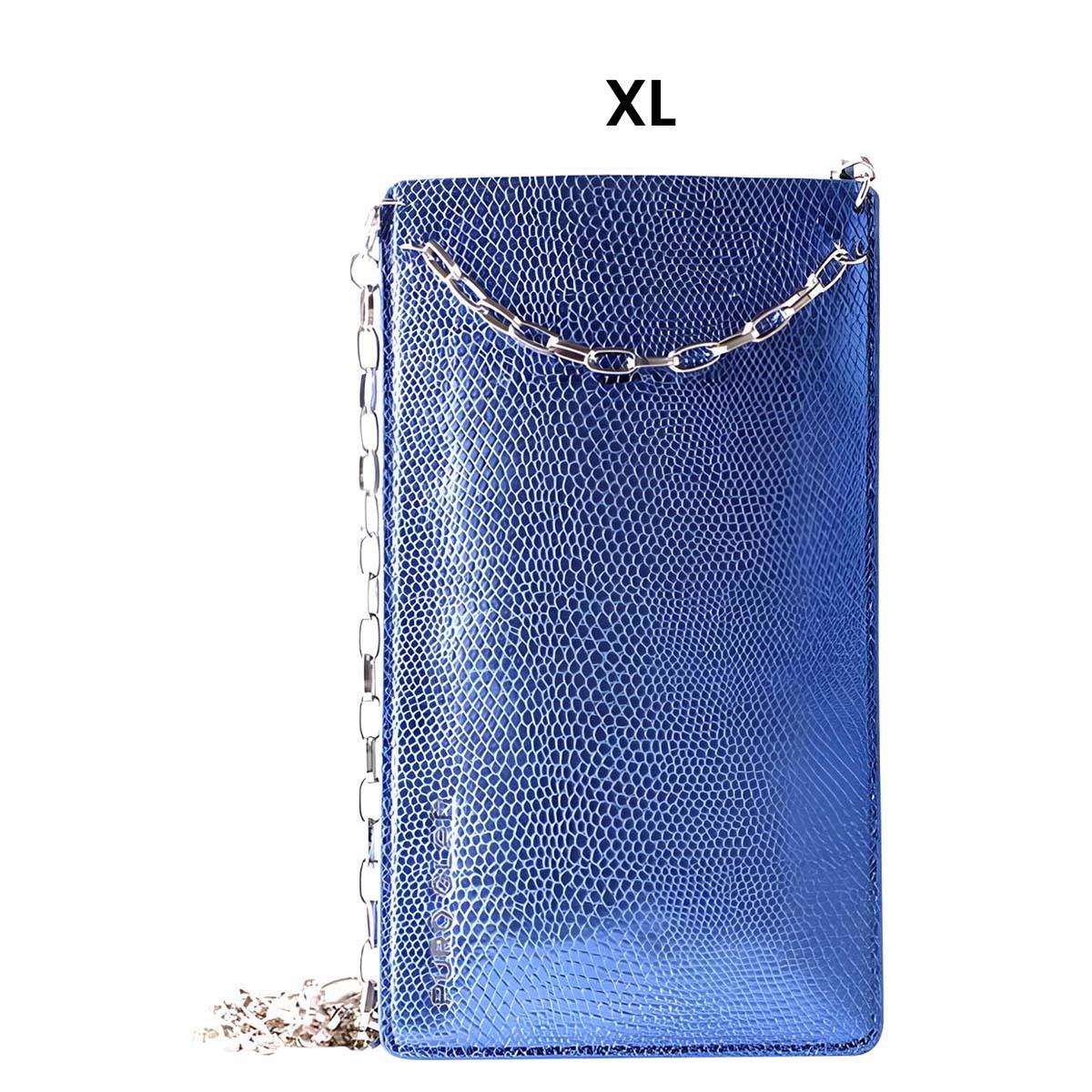 Étui Universel XL pour Smartphone avec Chaîne Dorée et 2 Emplacements Cartes-3