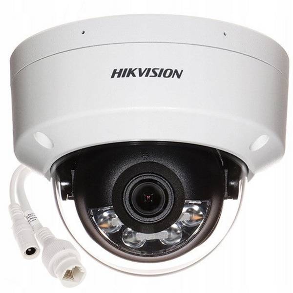 Hikvision DS-2CD2143G2-LI(2.8mm) 4 MP caméra réseau dôme fixe avec Acusense et éclairage hybride intelligent