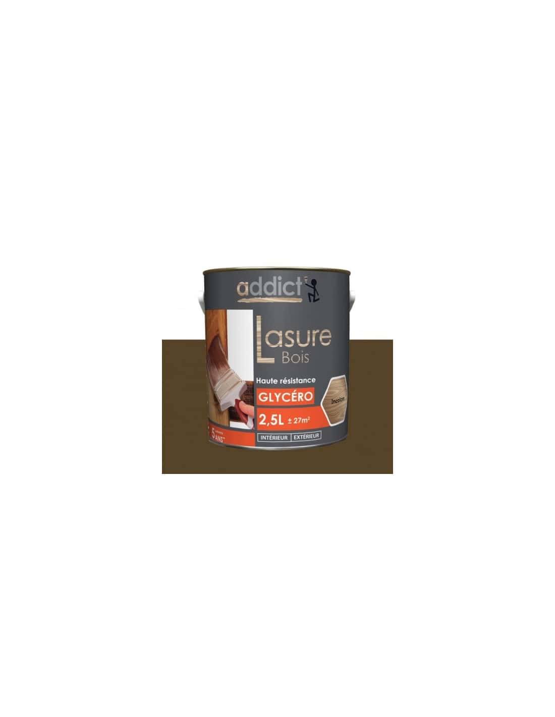 Lasure Chêne Rustique 2.5l Protection Bois Extérieur Longue Durée - Addict-1