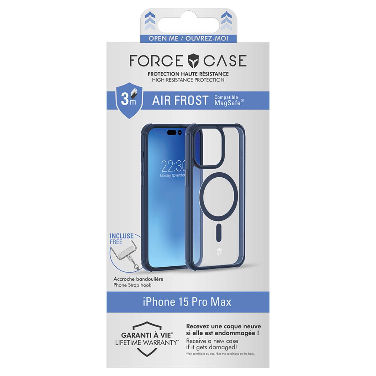 Coque Renforcée AIR FROST MagSafe pour iPhone 15 Pro Max-4