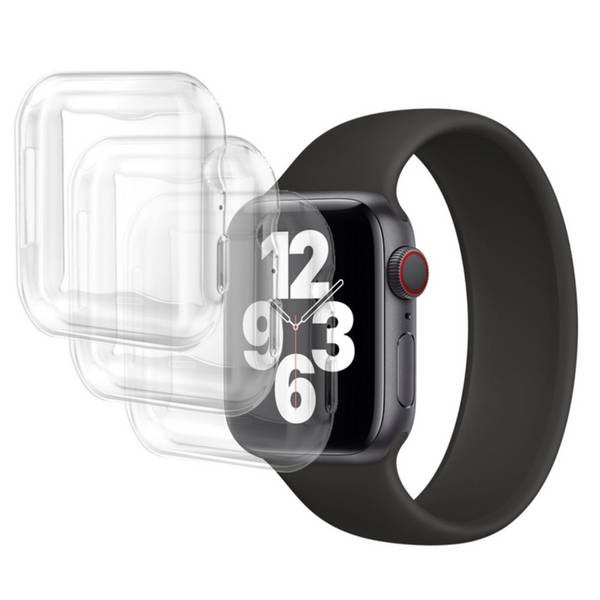 Pack de 3 Coques pour Apple Watch 38mm Protection Intégrale en TPU