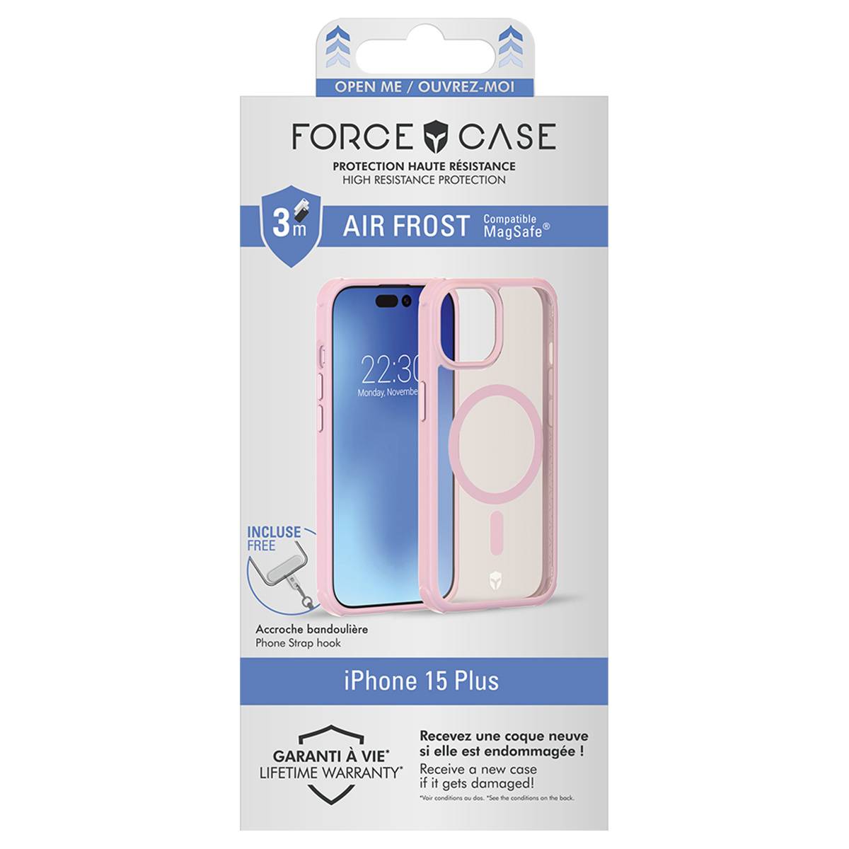 Coque Renforcée AIR FROST MagSafe pour iPhone 15 Plus-4