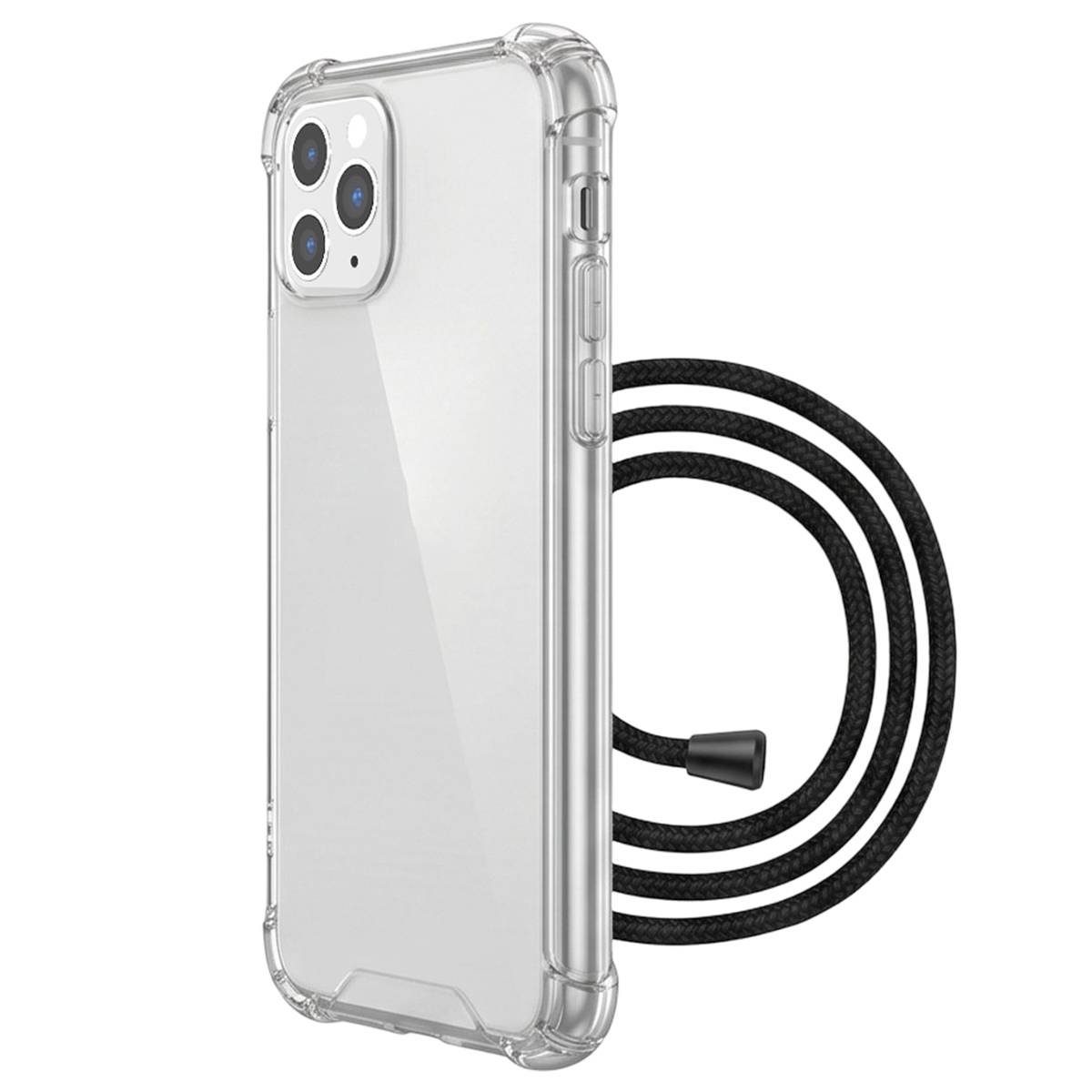 Coque pour iPhone 11 Pro Rigide à bandoulière amovible-1