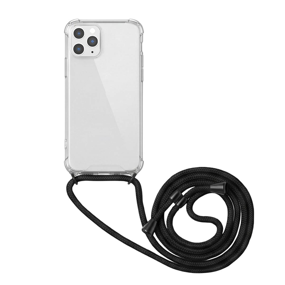 Coque pour iPhone 11 Pro Max Rigide à bandoulière amovible-1