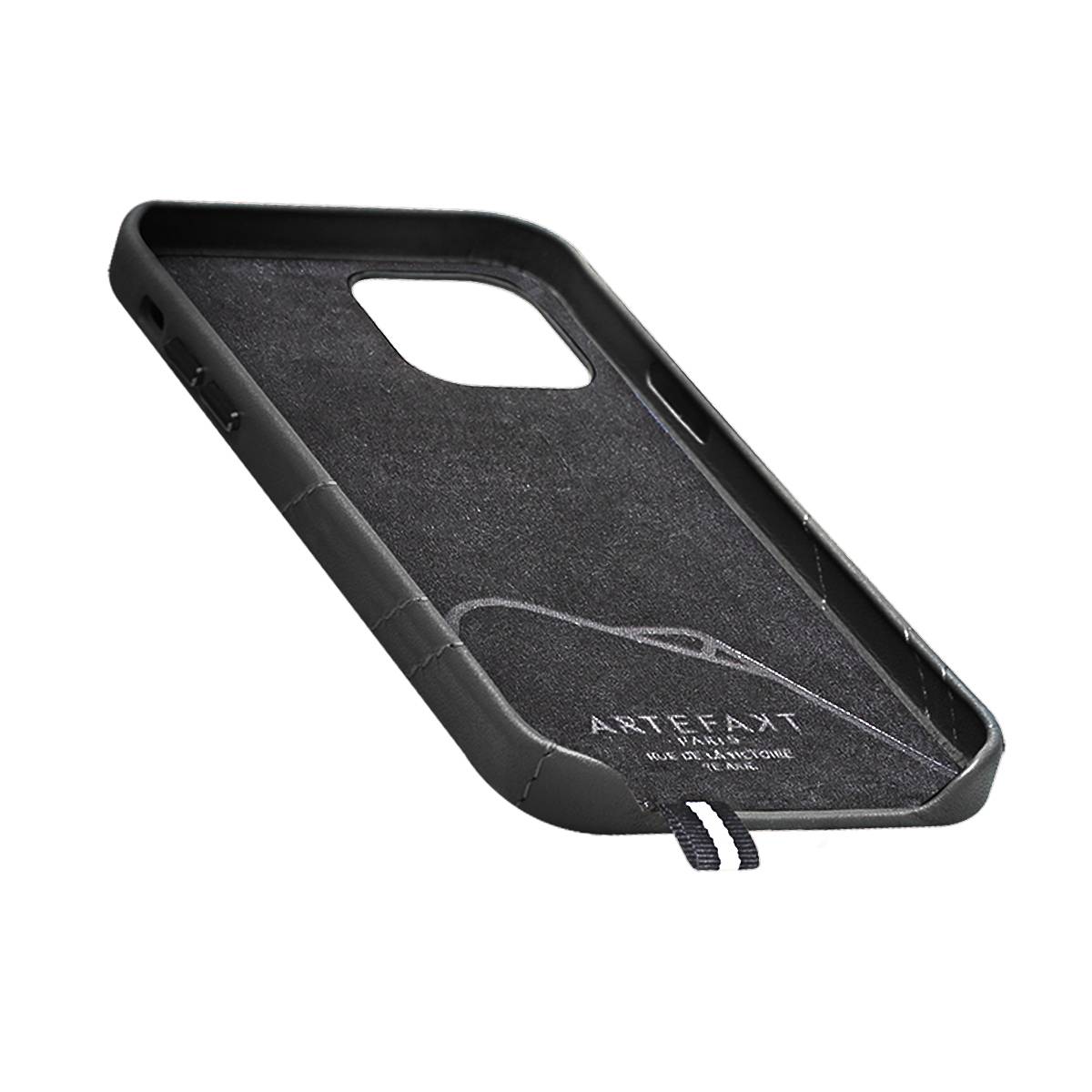 Coque pour iPhone 12 / 12 Pro en Cuir Louvre-2
