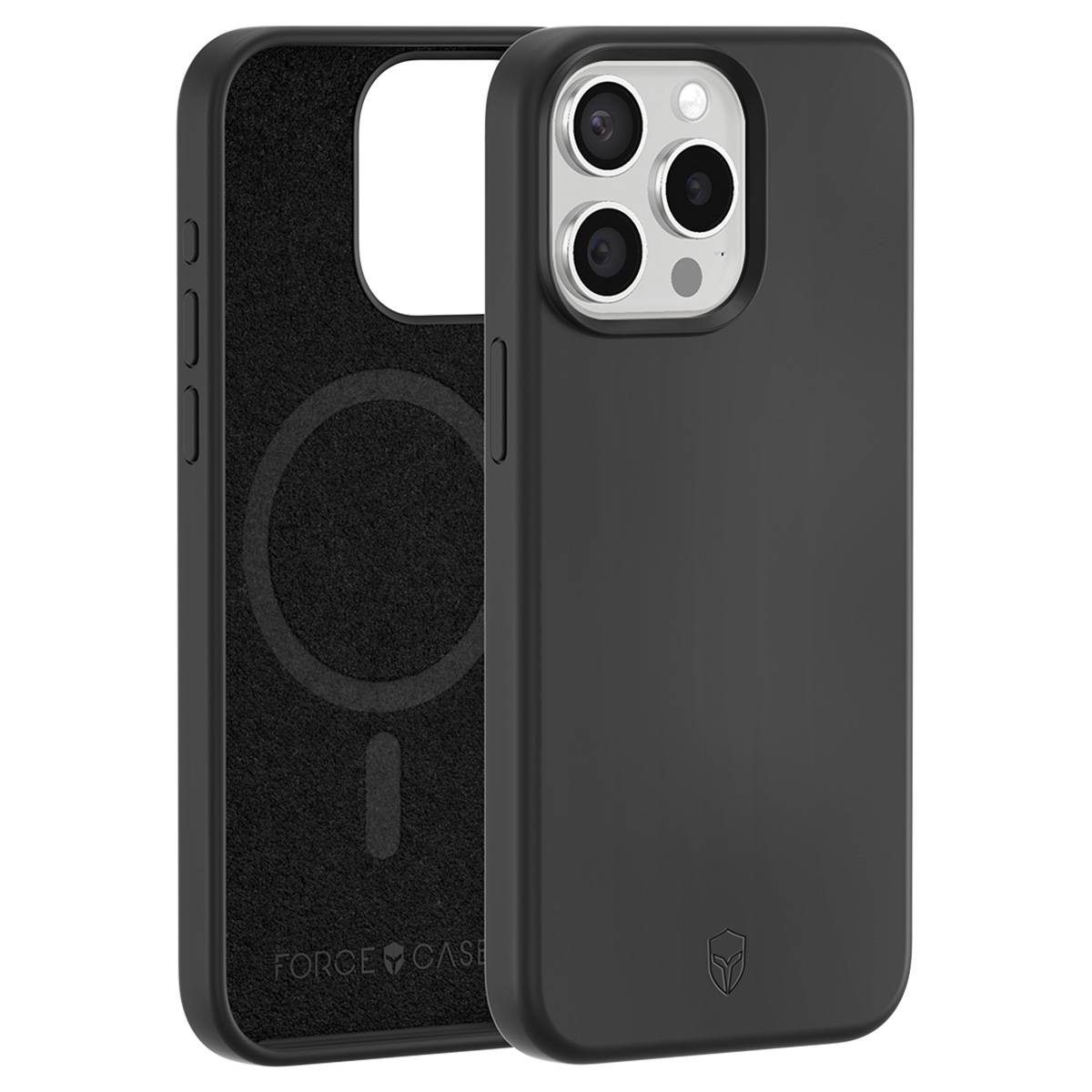Coque Renforcée Silicone Compatible MagSafe pour iPhone 15 Pro Max-0