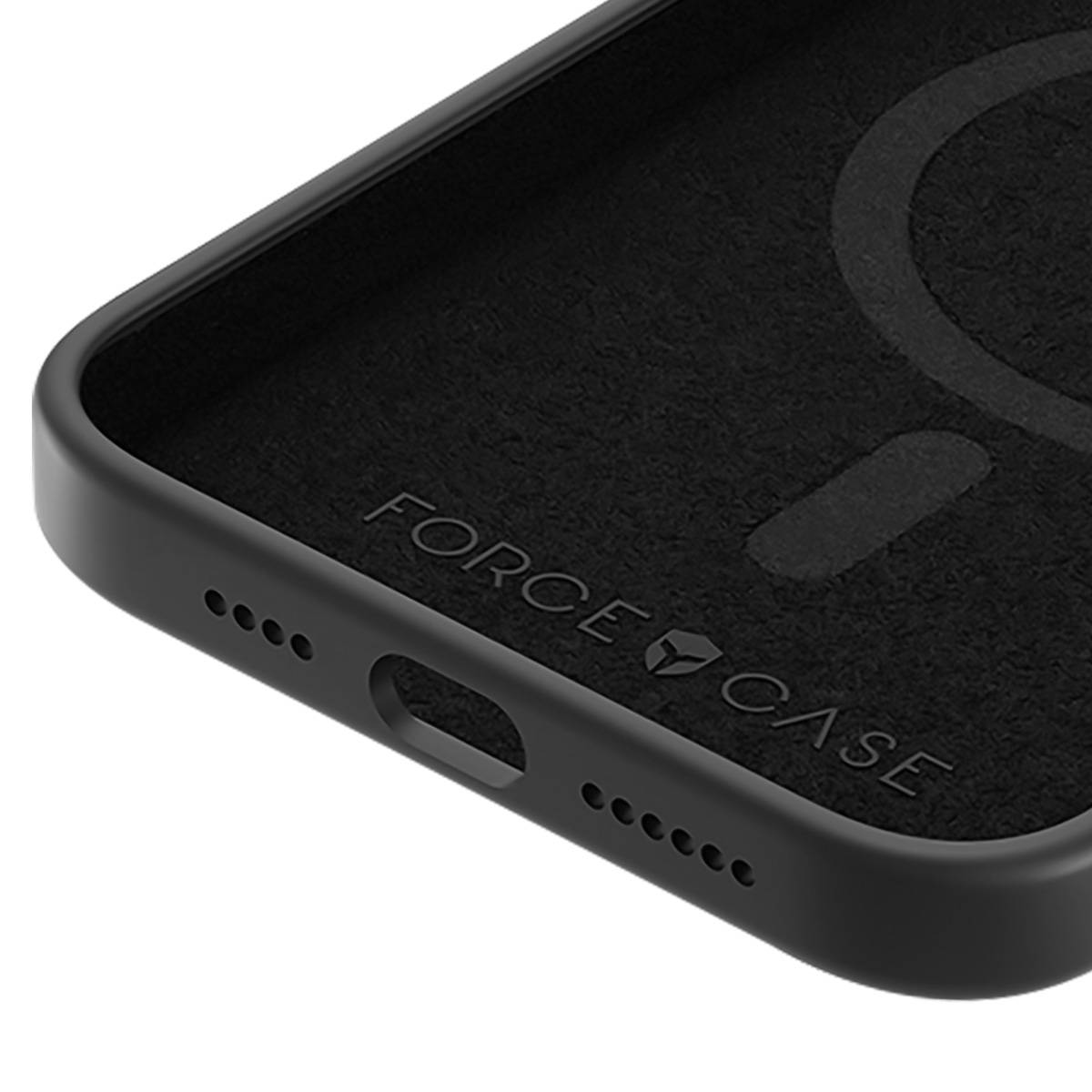 Coque Renforcée Silicone Compatible MagSafe pour iPhone 15 Pro-4