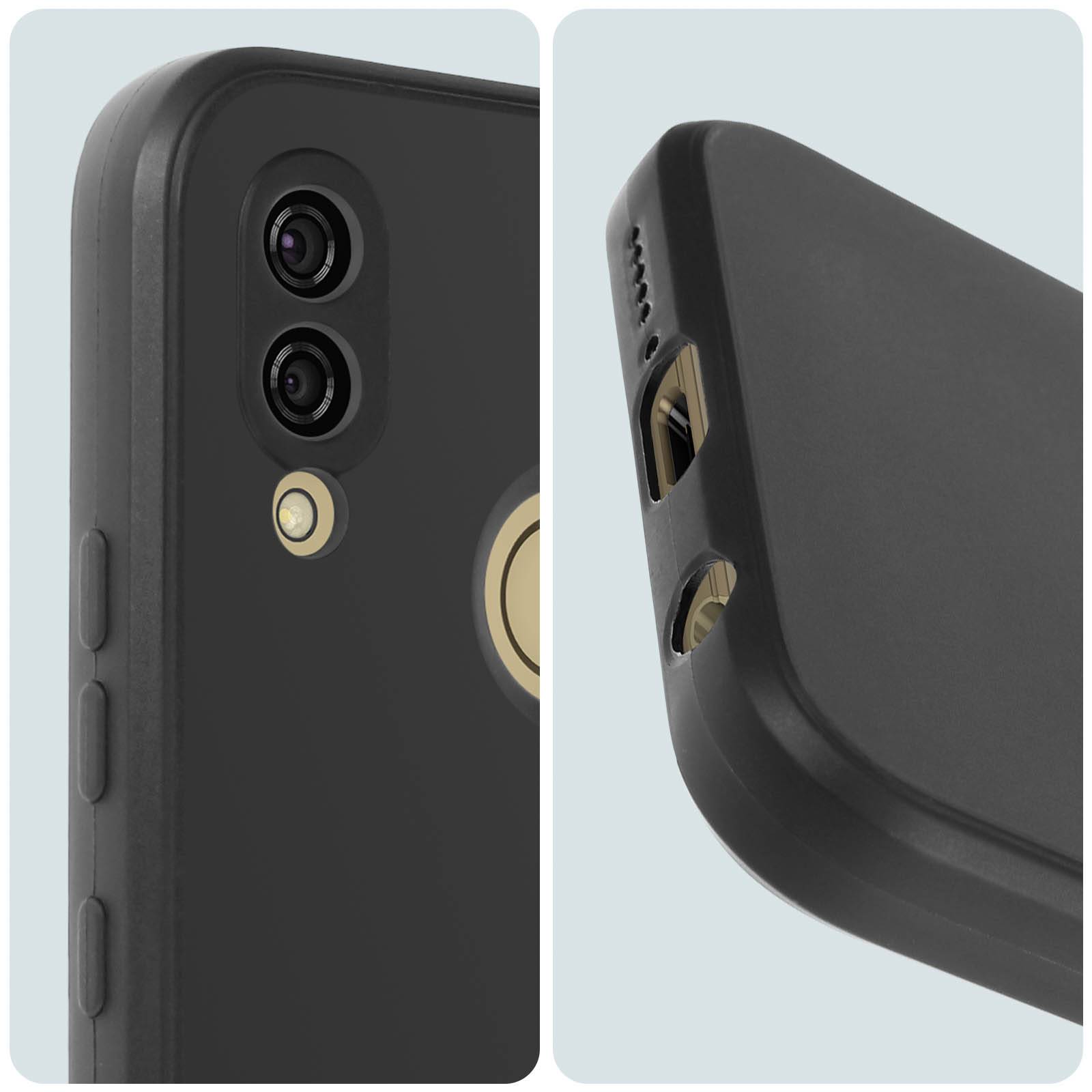 Coque pour Huawei P20 Lite Coque Silicone gel protection Dos Antitraces-4