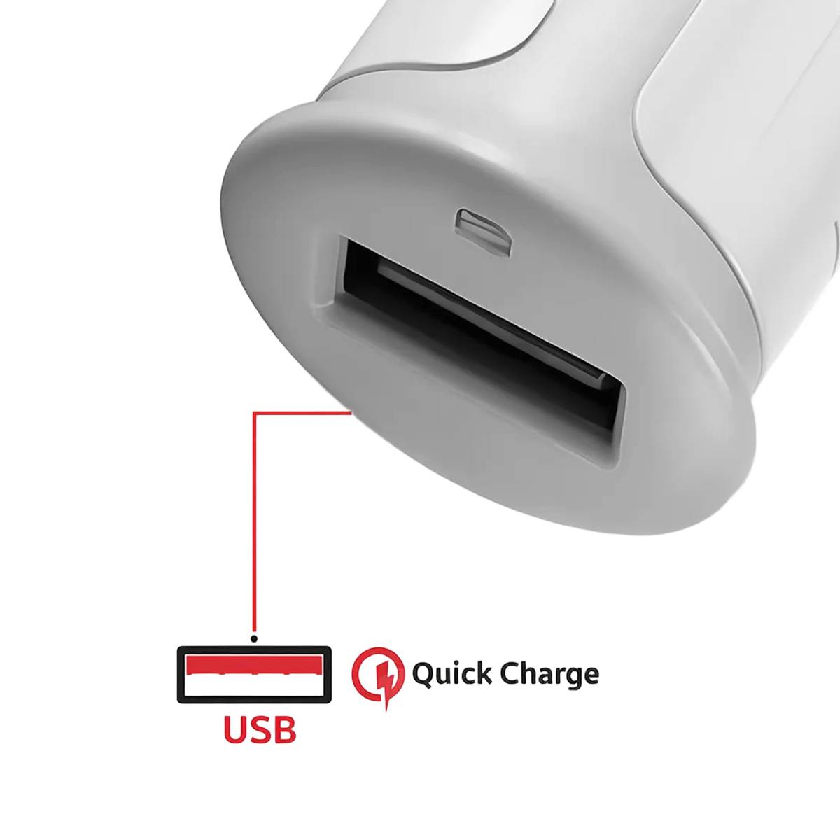 Pack Chargeur Allume Cigare 1A avec Câble Lightning MFi 1m-3