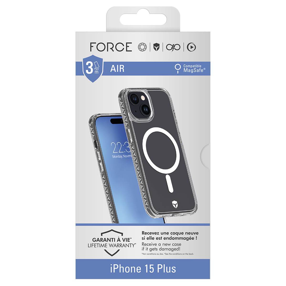 Coque Renforcée AIR Compatible MagSafe pour iPhone 15 Plus-3