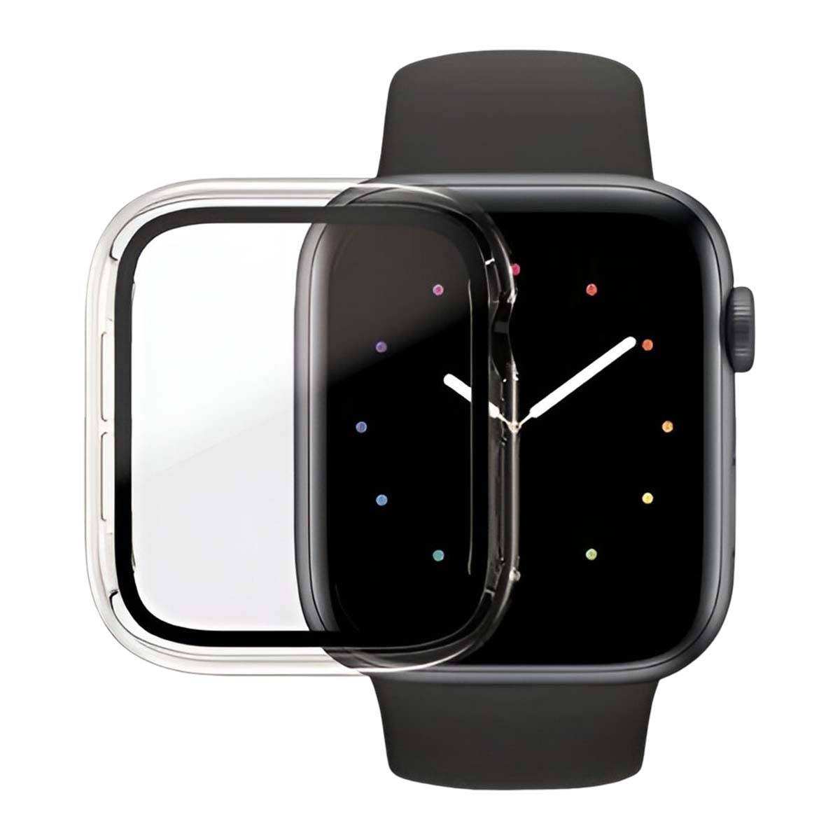 Protection d'écran pour Apple Watch Séries 4 / 5 / 6 / SE Oléophobe Full Body-3